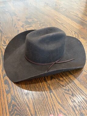 CAVENDER’S Brown Wool Felt Cowboy Hat 7 3/8